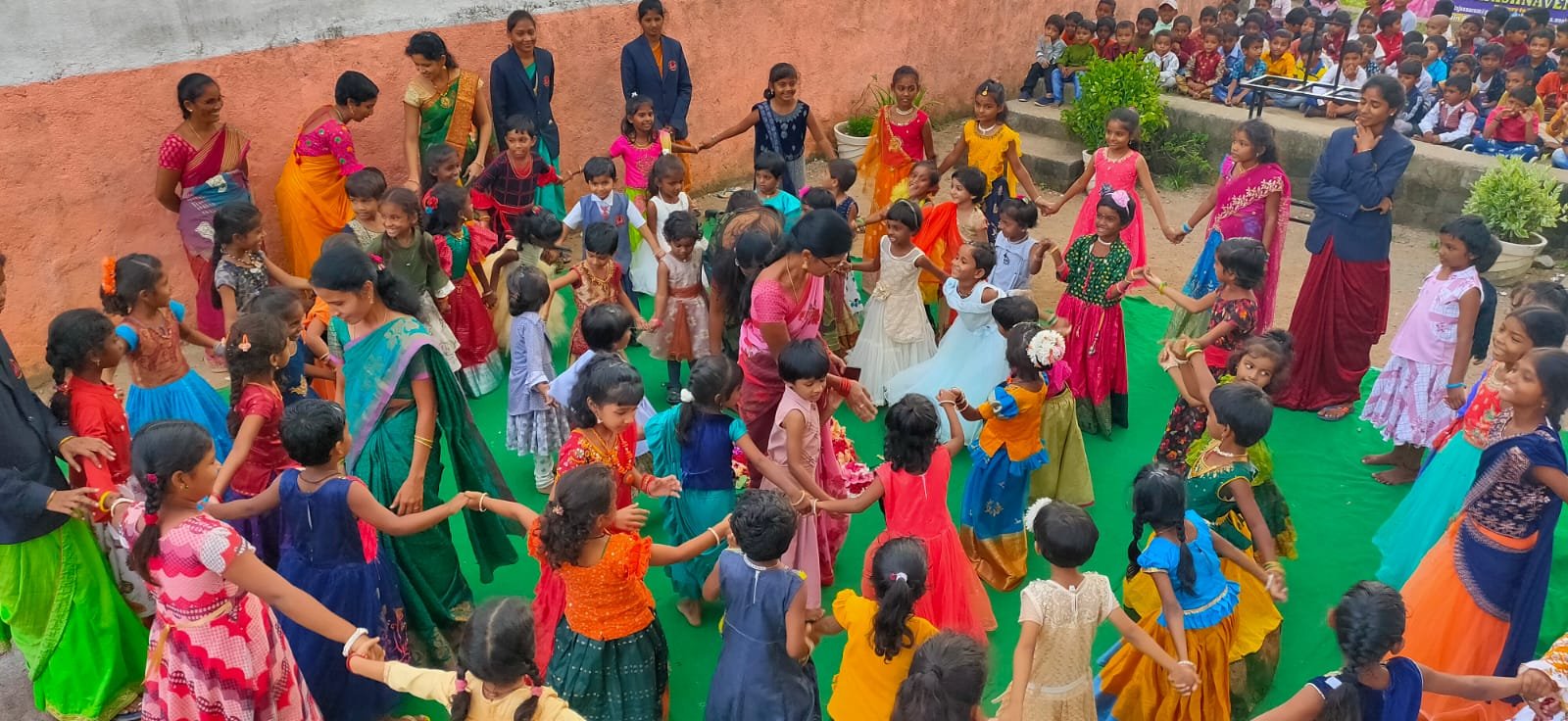 Students reading books in the school library